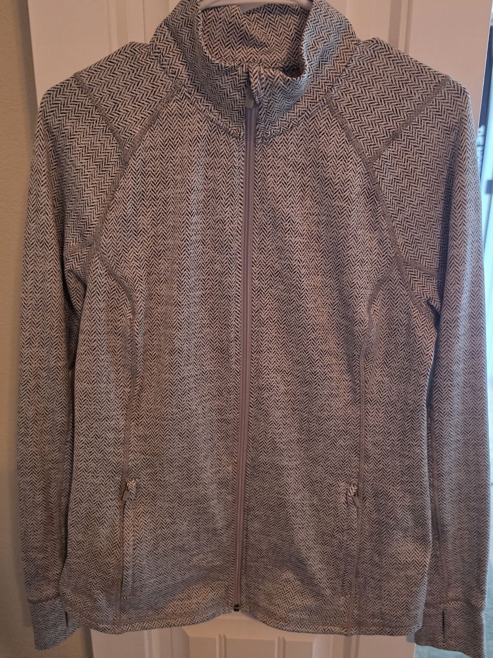 Old Navy Active Heathered Gray Performance Jacket